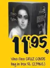 Cash Fresh Cruz - vino fino conde bag in box oferta