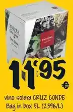 Cash Fresh Cruz - vino solera conde bag in box oferta