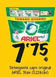 Cash Fresh Ariel - detergente caps original oferta
