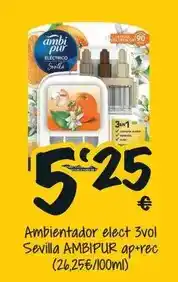 Cash Fresh Ambi pur - ambientador elect 3vol sevilla oferta
