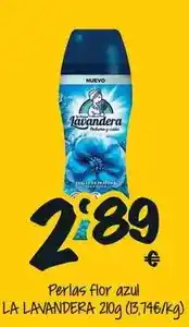 Cash Fresh Lavandera - perlas flor azul oferta