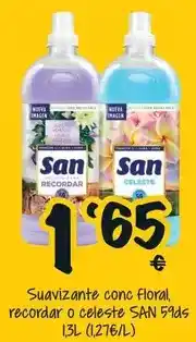 Cash Fresh San - suavizante cono floral. recordar o celeste oferta