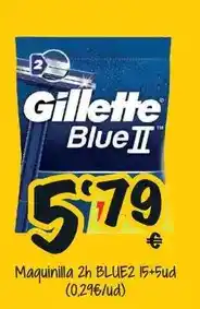 Cash Fresh Gillette - maquinilla 2h blue2 15+5ud oferta