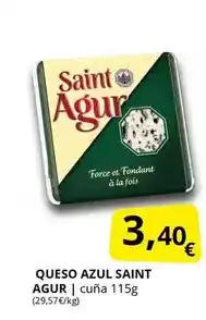 Supermercados MAS Saint agur - queso azul oferta
