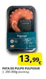 Supermercados MAS Pulpo pulposur oferta
