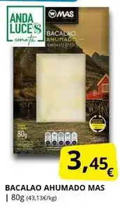 Supermercados MAS Mas - bacalao ahumado oferta