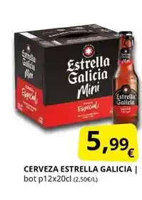 Supermercados MAS Estrella galicia - cerveza oferta