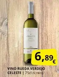 Supermercados MAS Celeste - vino rueda verdejo oferta