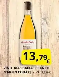 Supermercados MAS Martín códax - vino rias baixas blanco oferta