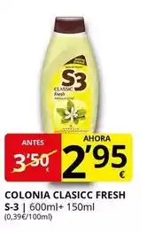 Supermercados MAS Fresh - colonia classic fresh oferta