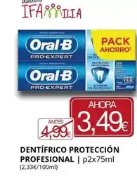 Supermercados MAS Oral b - dentifricio proteccion profesional oferta