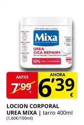 Supermercados MAS Mixta - locion corporal urea mixa oferta