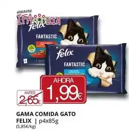 Supermercados MAS Felix - gama comida gato oferta