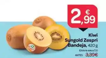 Supermercados El Jamón Kiwi - kiwi sungold zespri oferta