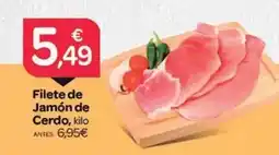 Supermercados El Jamón Filete de jamón de cerdo oferta