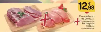 Supermercados El Jamón Cinta de lomo de cerdo oferta