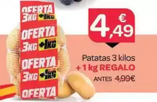 Supermercados El Jamón Patatas 3 kilos oferta