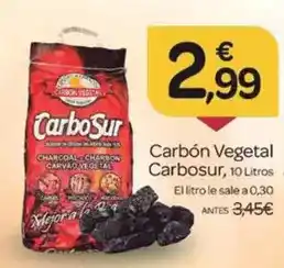 Supermercados El Jamón Carbosur - carbón vegetal oferta