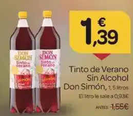 Supermercados El Jamón Don simón - tinto de verano sin alcohol oferta