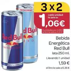 Supermercados El Jamón Red bull - bebida energética oferta