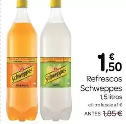 Supermercados El Jamón Schweppes - refrescos oferta