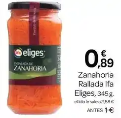 Supermercados El Jamón Ifa eliges - zanahoria rallada oferta