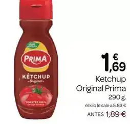 Supermercados El Jamón Prima - ketchup original oferta