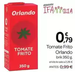 Supermercados El Jamón Orlando - tomate frito oferta