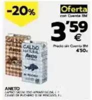 BM Supermercados Aneto - caldo natural oferta