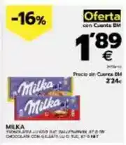 BM Supermercados Milka - chocolate con chocolate oferta