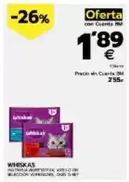 BM Supermercados Whiskas - precise in cuerta oferta