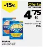 BM Supermercados Tampax - fralda oferta