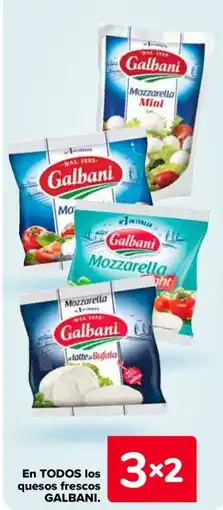 Carrefour GALBANI En todos los quesos frescos oferta