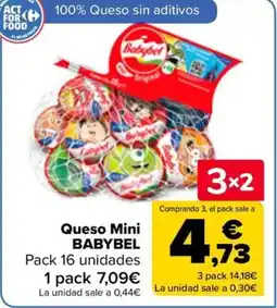 Carrefour BABYBEL Queso Mini oferta