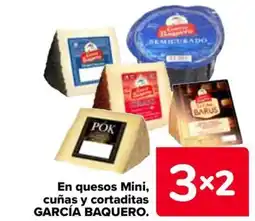Carrefour GARCÍA BAQUERO En quesos Mini, cuñas y cortaditas oferta