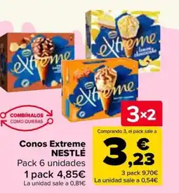 Carrefour NESTLÉ Conos Extreme oferta