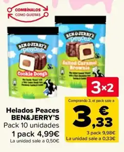 Carrefour BEN&JERRY'S Helados Peaces oferta