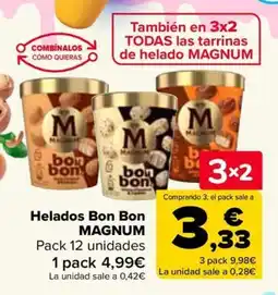 Carrefour MAGNUM Helados Bon Bon oferta