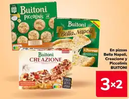 Carrefour BUITONI En pizzas Bella Napoli, Creacione y Piccolinis oferta