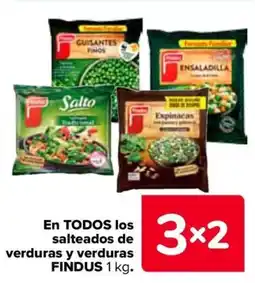 Carrefour FINDUS En todos los salteados de verduras y verduras oferta