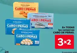 Carrefour CABO DE PEÑAS. En todas las conservas oferta