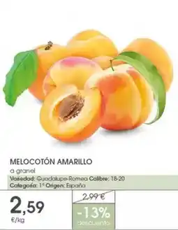 Supermercados Plaza Origen - melocoton amarillo oferta