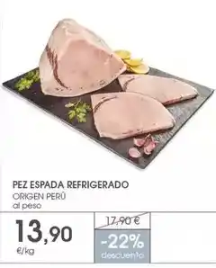 Supermercados Plaza Origen - pez espada refrigerado oferta
