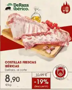 Supermercados Plaza Deraza - costillas frescas ibéricas oferta