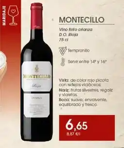 Supermercados Plaza Montecielo - vino tinto cránza d.o. rioja oferta