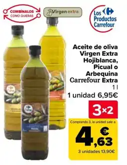Carrefour Aceite de oliva Virgen Extra Hojiblanca, Picual o Arbequina Carrefour Extra oferta