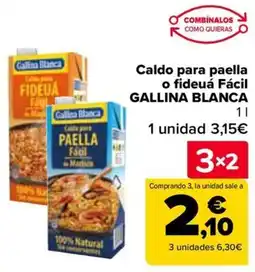 Carrefour GALLINA BLANCA Caldo para paella o fideuá Fácil oferta
