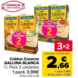 Carrefour GALLINA BLANCA Caldos Caseros oferta
