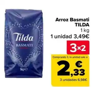 Carrefour TILDA Arroz Basmati oferta