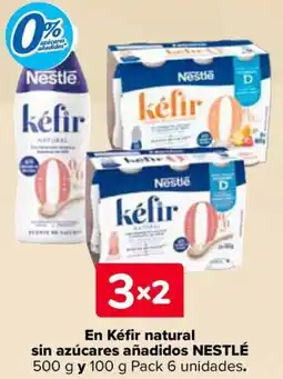 Carrefour NESTLÉ En Kéfir natural sin azúcares añadidos oferta